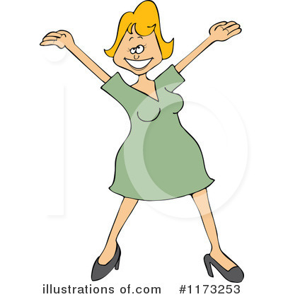 Royalty-Free (RF) Woman Clipart Illustration by djart - Stock Sample #1173253