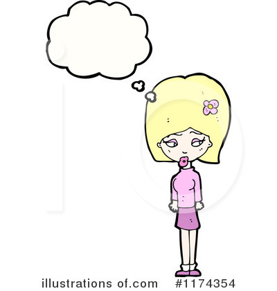 Royalty-Free (RF) Woman Clipart Illustration by lineartestpilot - Stock Sample #1174354