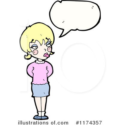 Royalty-Free (RF) Woman Clipart Illustration by lineartestpilot - Stock Sample #1174357