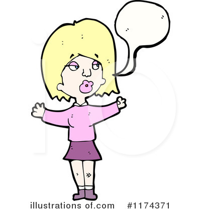 Royalty-Free (RF) Woman Clipart Illustration by lineartestpilot - Stock Sample #1174371