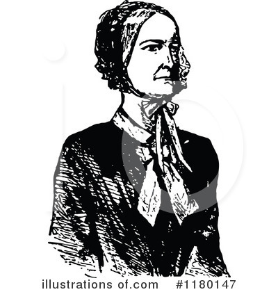 Royalty-Free (RF) Woman Clipart Illustration by Prawny Vintage - Stock Sample #1180147