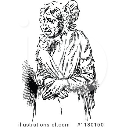 Old Woman Clipart #1180150 by Prawny Vintage