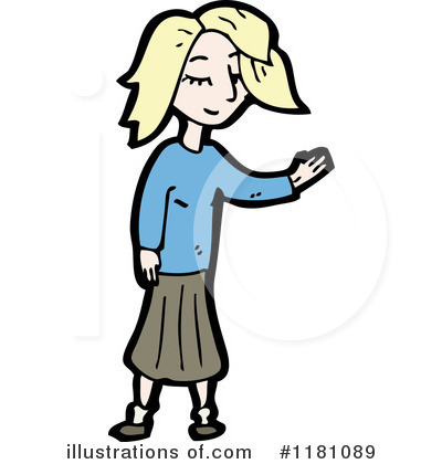 Royalty-Free (RF) Woman Clipart Illustration by lineartestpilot - Stock Sample #1181089