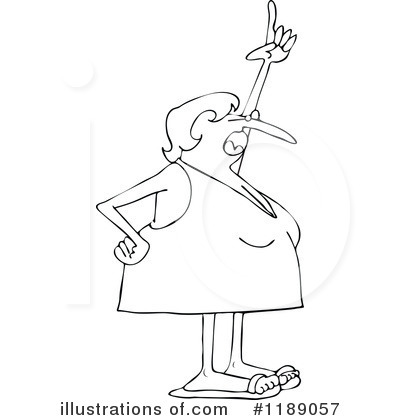 Royalty-Free (RF) Woman Clipart Illustration by djart - Stock Sample #1189057
