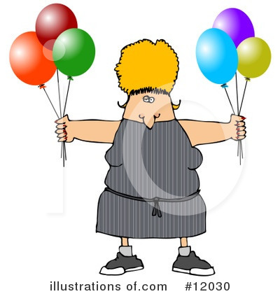 Balloons Clipart #12030 by djart