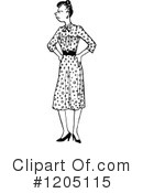 Woman Clipart #1205115 by Prawny Vintage