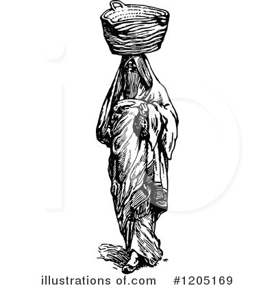 Royalty-Free (RF) Woman Clipart Illustration by Prawny Vintage - Stock Sample #1205169