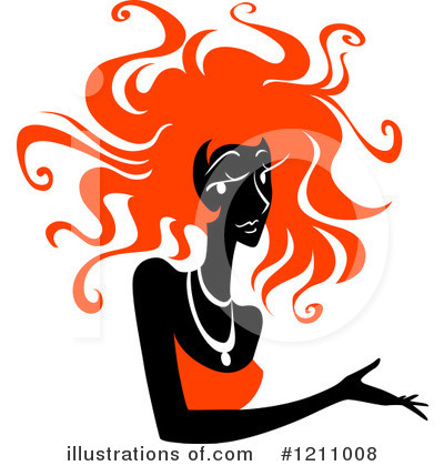 Royalty-Free (RF) Woman Clipart Illustration by Vector Tradition SM - Stock Sample #1211008