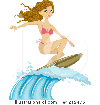 Surfer Clipart #1212475 by BNP Design Studio