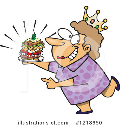 Royalty-Free (RF) Woman Clipart Illustration by toonaday - Stock Sample #1213650