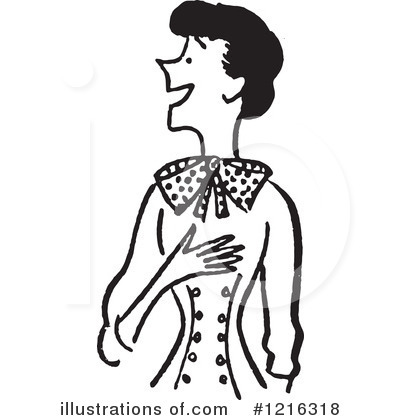 Royalty-Free (RF) Woman Clipart Illustration by Picsburg - Stock Sample #1216318