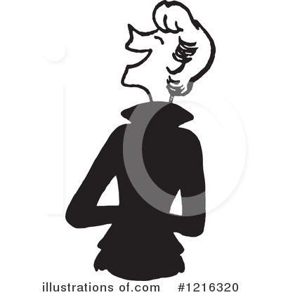Royalty-Free (RF) Woman Clipart Illustration by Picsburg - Stock Sample #1216320