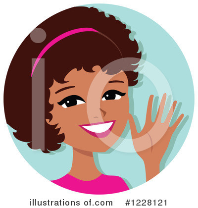 Royalty-Free (RF) Woman Clipart Illustration by Monica - Stock Sample #1228121