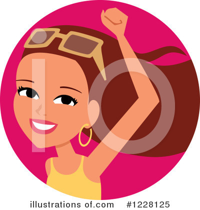 Royalty-Free (RF) Woman Clipart Illustration by Monica - Stock Sample #1228125