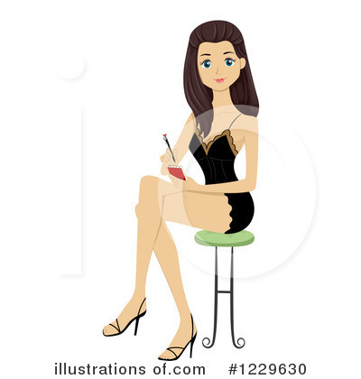 Royalty-Free (RF) Woman Clipart Illustration by BNP Design Studio - Stock Sample #1229630