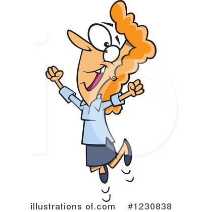 Royalty-Free (RF) Woman Clipart Illustration by toonaday - Stock Sample #1230838