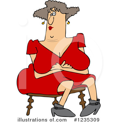 Royalty-Free (RF) Woman Clipart Illustration by djart - Stock Sample #1235309