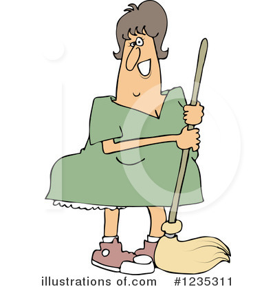 Mopping Clipart #1235311 by djart