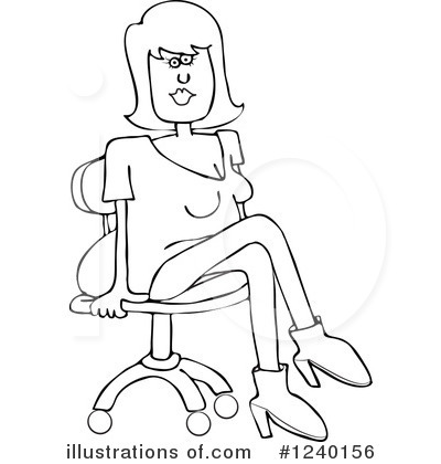 Royalty-Free (RF) Woman Clipart Illustration by djart - Stock Sample #1240156