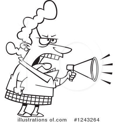 Megaphone Clipart #1243264 by toonaday
