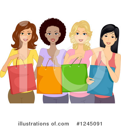 Shopping Bags Clipart #1245091 by BNP Design Studio