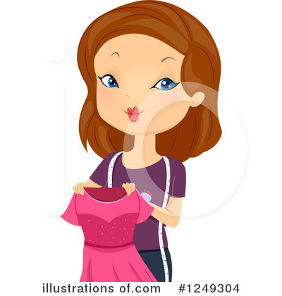 Royalty-Free (RF) Woman Clipart Illustration by BNP Design Studio - Stock Sample #1249304