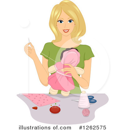 Royalty-Free (RF) Woman Clipart Illustration by BNP Design Studio - Stock Sample #1262575