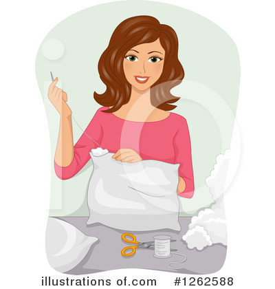 Royalty-Free (RF) Woman Clipart Illustration by BNP Design Studio - Stock Sample #1262588