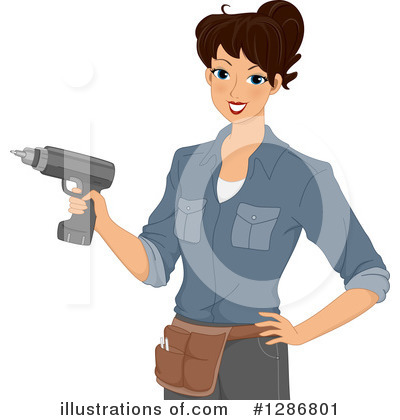 Electric Drill Clipart #1286801 by BNP Design Studio