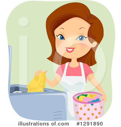 Housewife Clipart #1291890 by BNP Design Studio