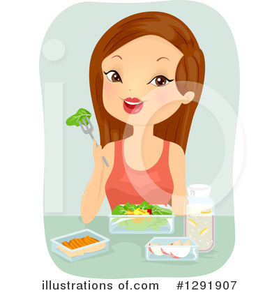 Salad Clipart #1291907 by BNP Design Studio