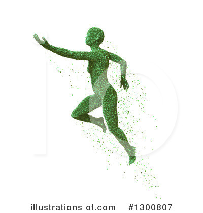 Green Woman Clipart #1300807 by Mopic
