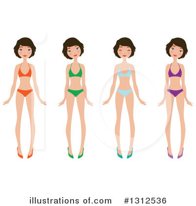 Royalty-Free (RF) Woman Clipart Illustration by Melisende Vector - Stock Sample #1312536