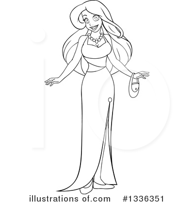 Royalty-Free (RF) Woman Clipart Illustration by Liron Peer - Stock Sample #1336351