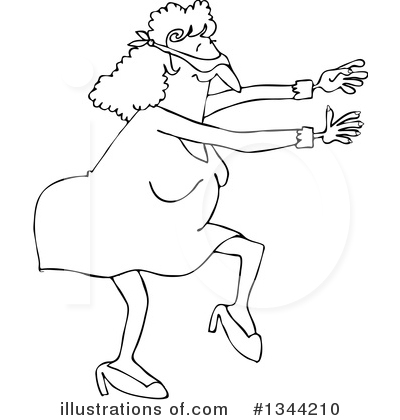 Royalty-Free (RF) Woman Clipart Illustration by djart - Stock Sample #1344210
