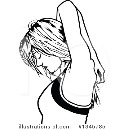 Royalty-Free (RF) Woman Clipart Illustration by dero - Stock Sample #1345785