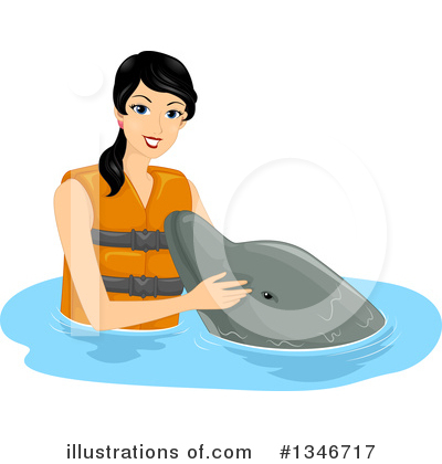 Dolphin Clipart #1346717 by BNP Design Studio
