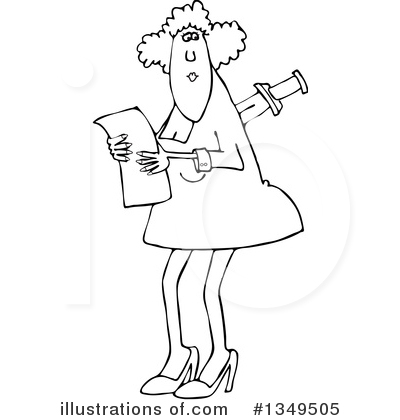 Royalty-Free (RF) Woman Clipart Illustration by djart - Stock Sample #1349505