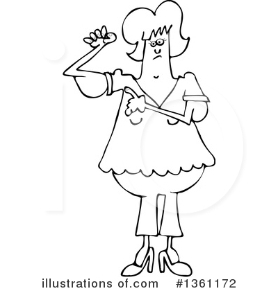 Royalty-Free (RF) Woman Clipart Illustration by djart - Stock Sample #1361172
