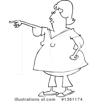 Royalty-Free (RF) Woman Clipart Illustration by djart - Stock Sample #1361174
