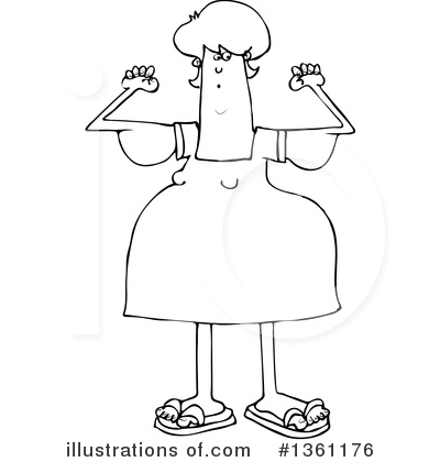 Royalty-Free (RF) Woman Clipart Illustration by djart - Stock Sample #1361176