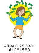 Woman Clipart #1361583 by Maria Bell