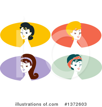 Royalty-Free (RF) Woman Clipart Illustration by BNP Design Studio - Stock Sample #1372603