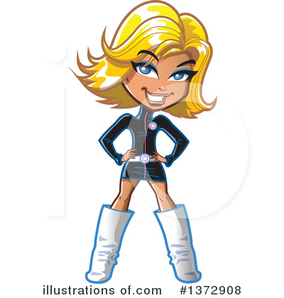 Royalty-Free (RF) Woman Clipart Illustration by Clip Art Mascots - Stock Sample #1372908