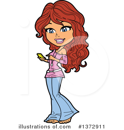 Royalty-Free (RF) Woman Clipart Illustration by Clip Art Mascots - Stock Sample #1372911