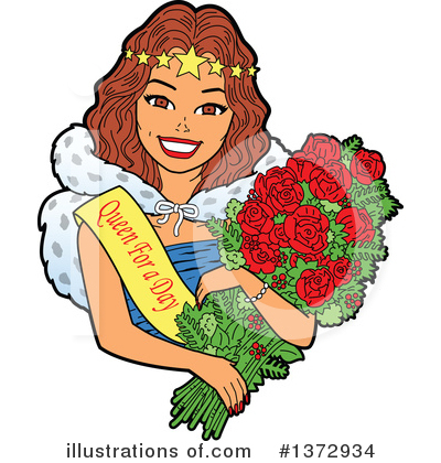 Beauty Queen Clipart #1372934 by Clip Art Mascots