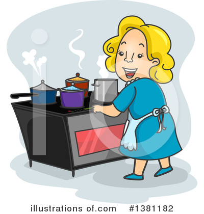 Housewife Clipart #1381182 by BNP Design Studio