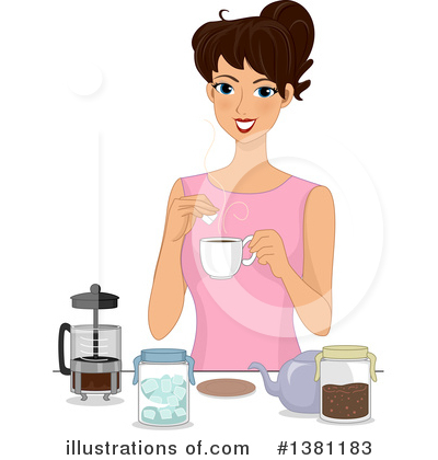 French Press Clipart #1381183 by BNP Design Studio