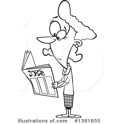 Newspaper Clipart #1381655 by toonaday