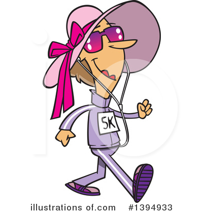 Walking Clipart #1394933 by toonaday
